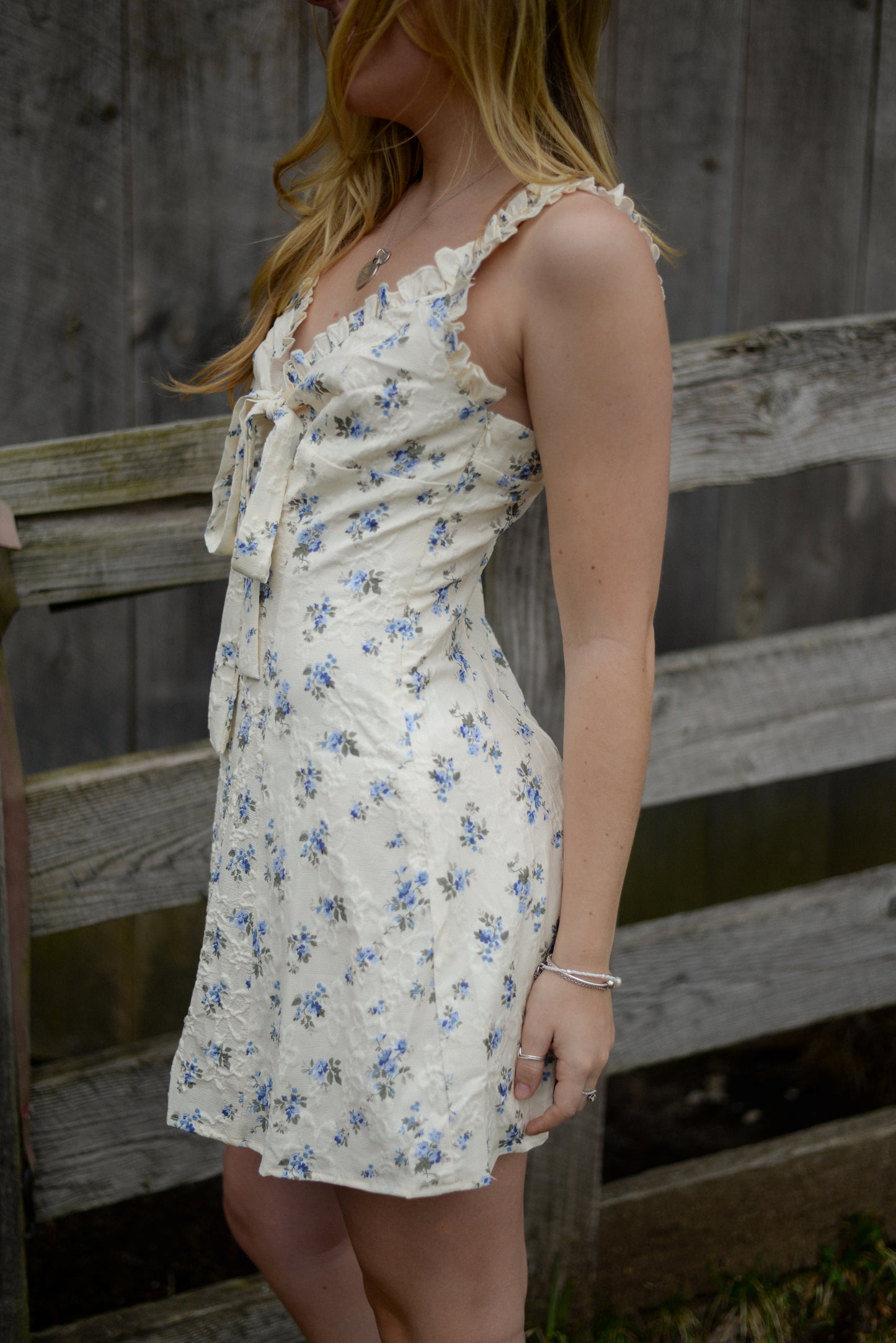 CAROLINE FLORAL MINI DRESS