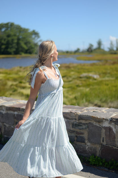 CHARLESTON FLORAL MAXI DRESS
