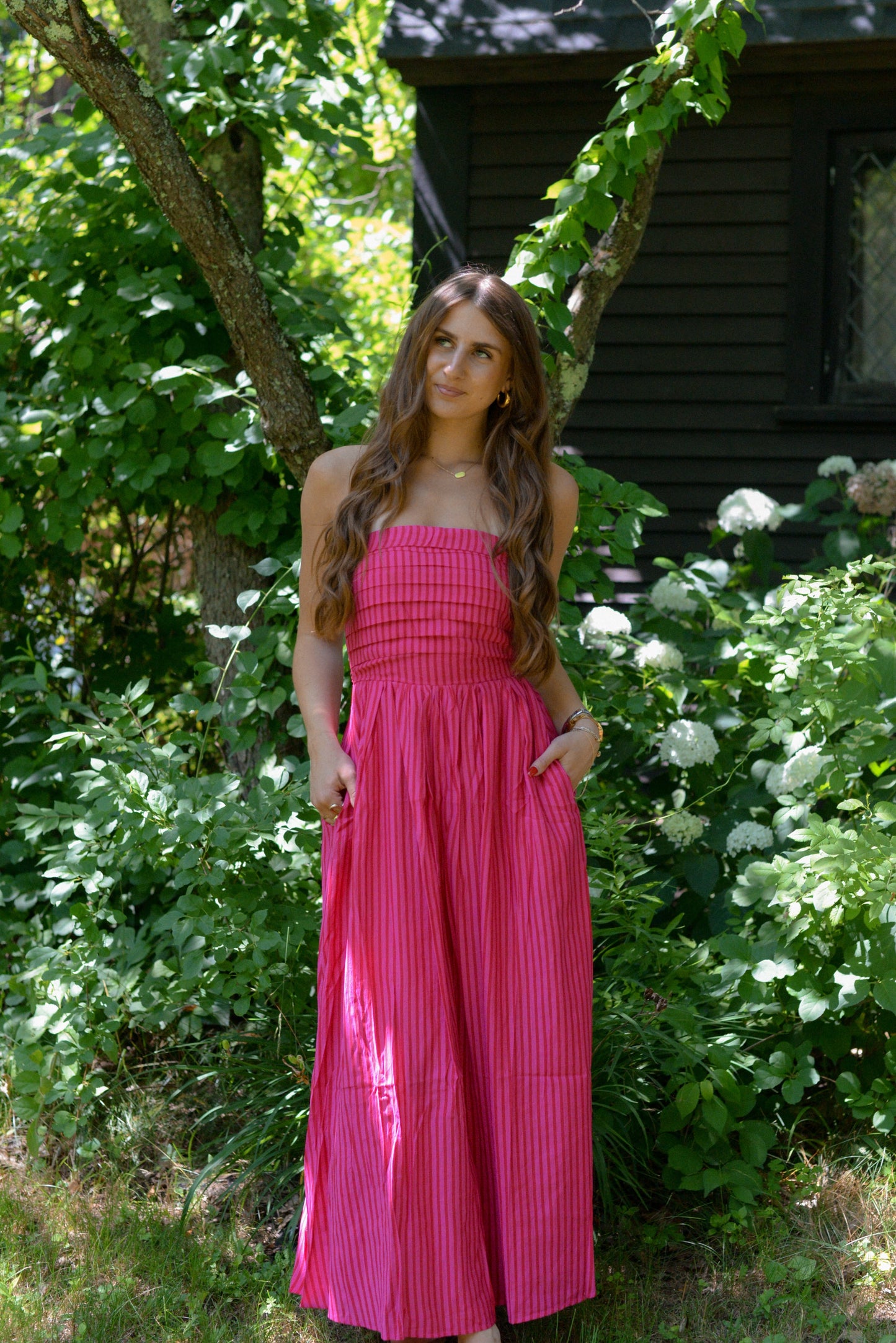 EMMA STRIPE MAXI