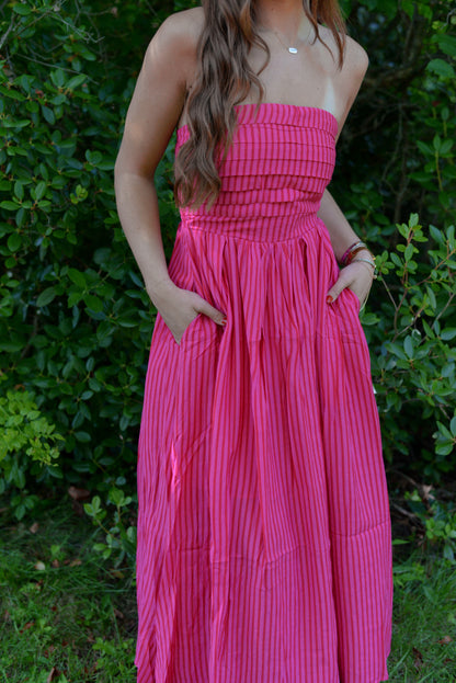 EMMA STRIPE MAXI