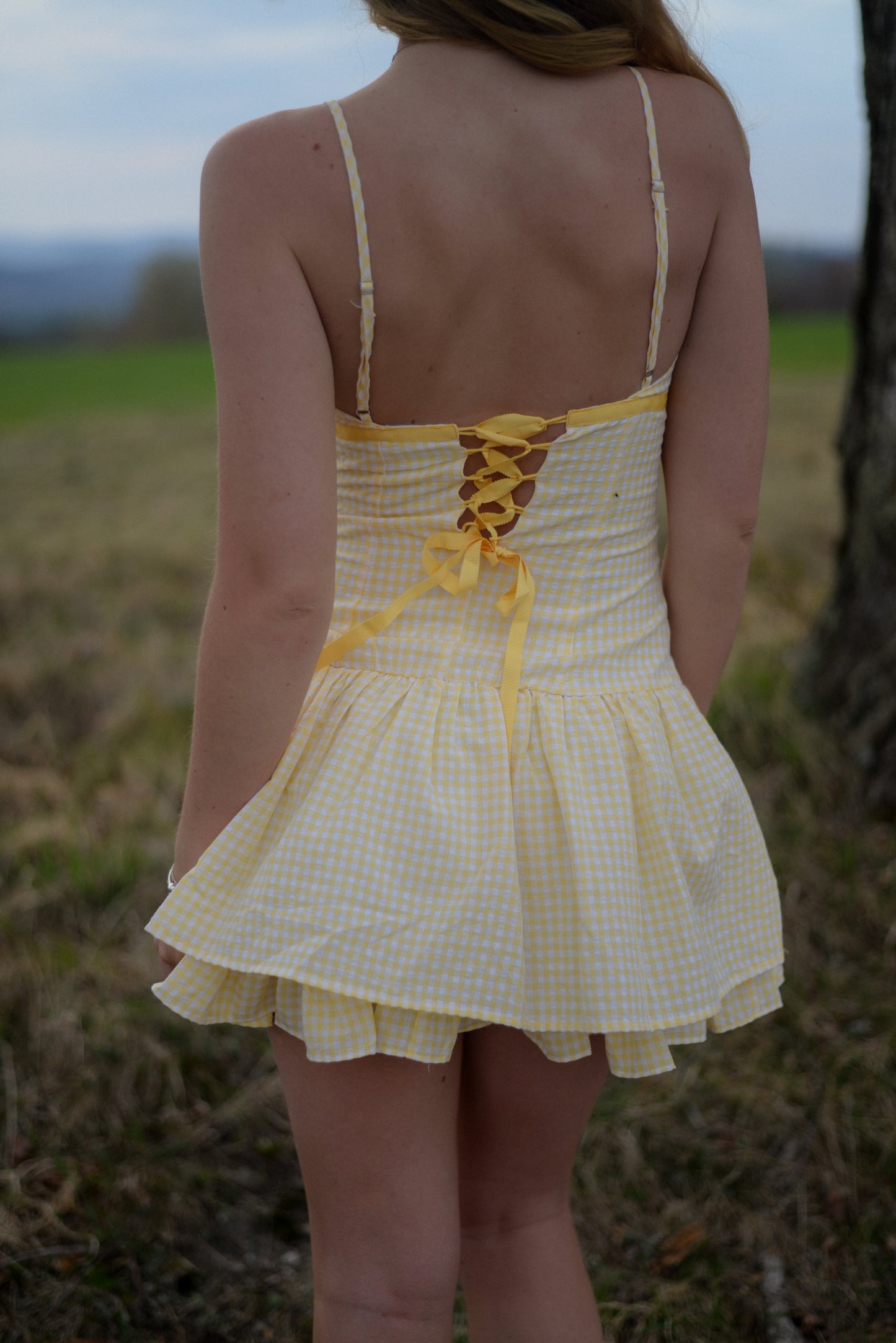 SUNDAY GINGHAM MINI DRESS