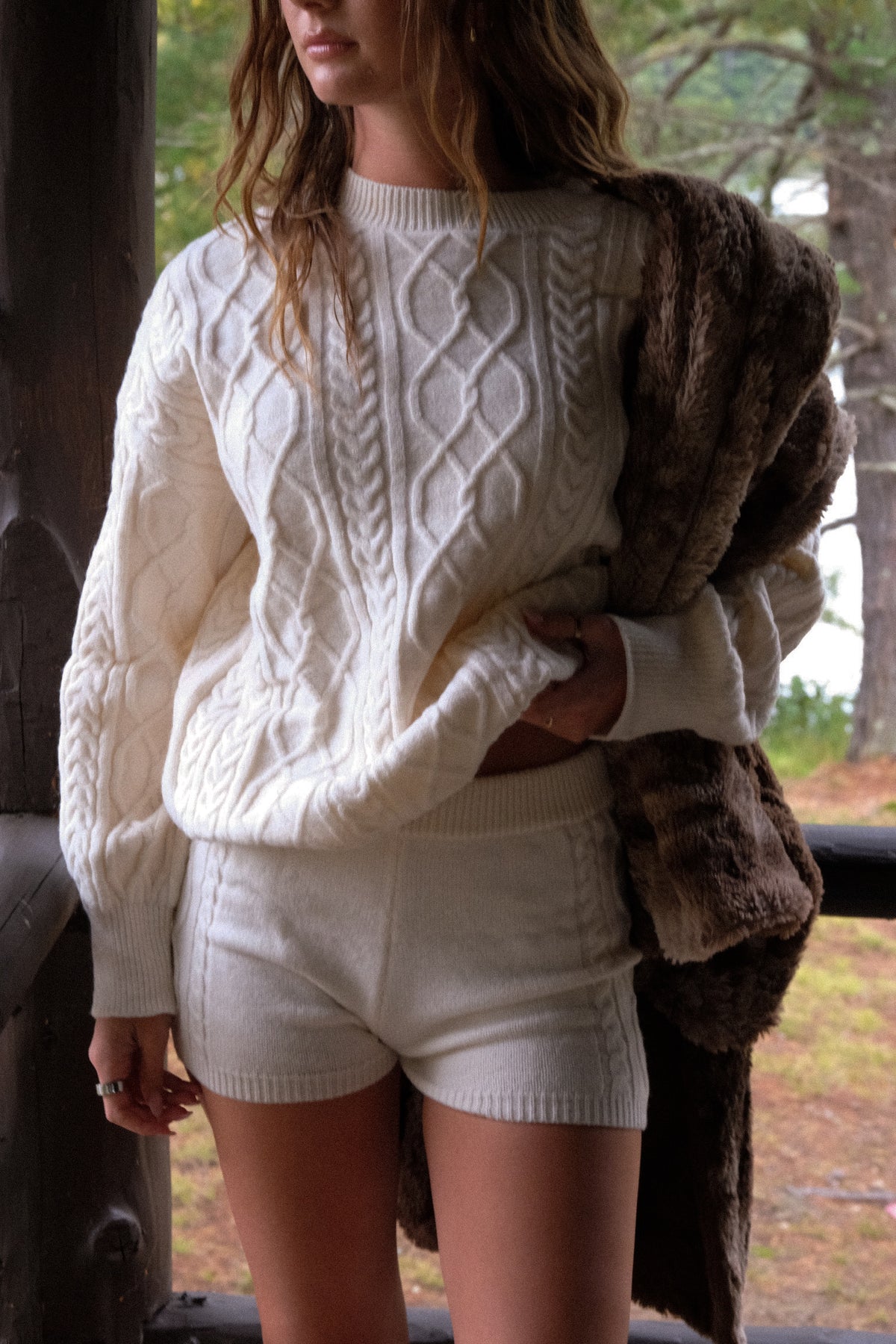 Sunday Knit Set Sweater - Ivory
