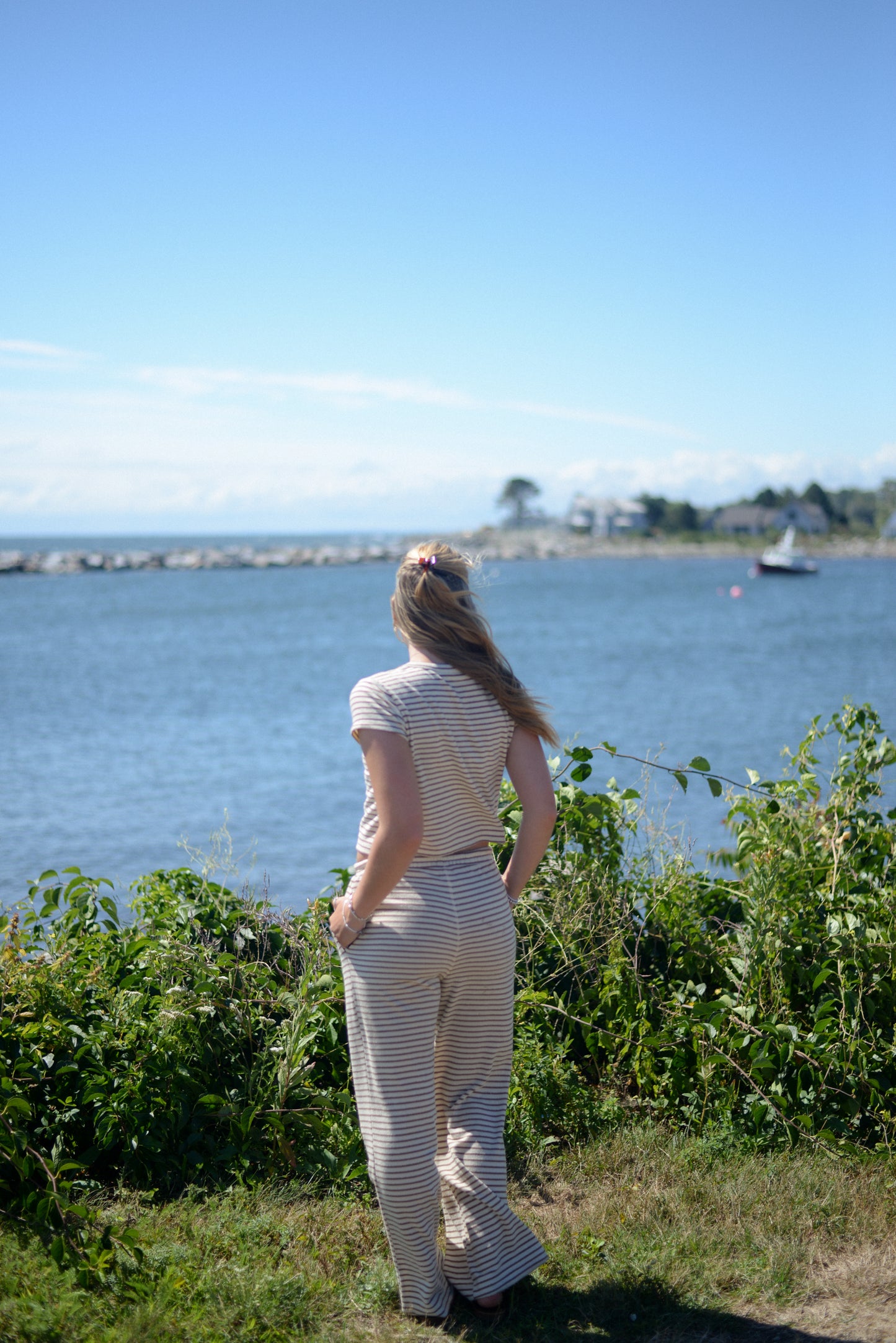 KENNEBUNK STRIPED SET PANTS