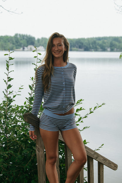 Dock Striped Set Cardigan