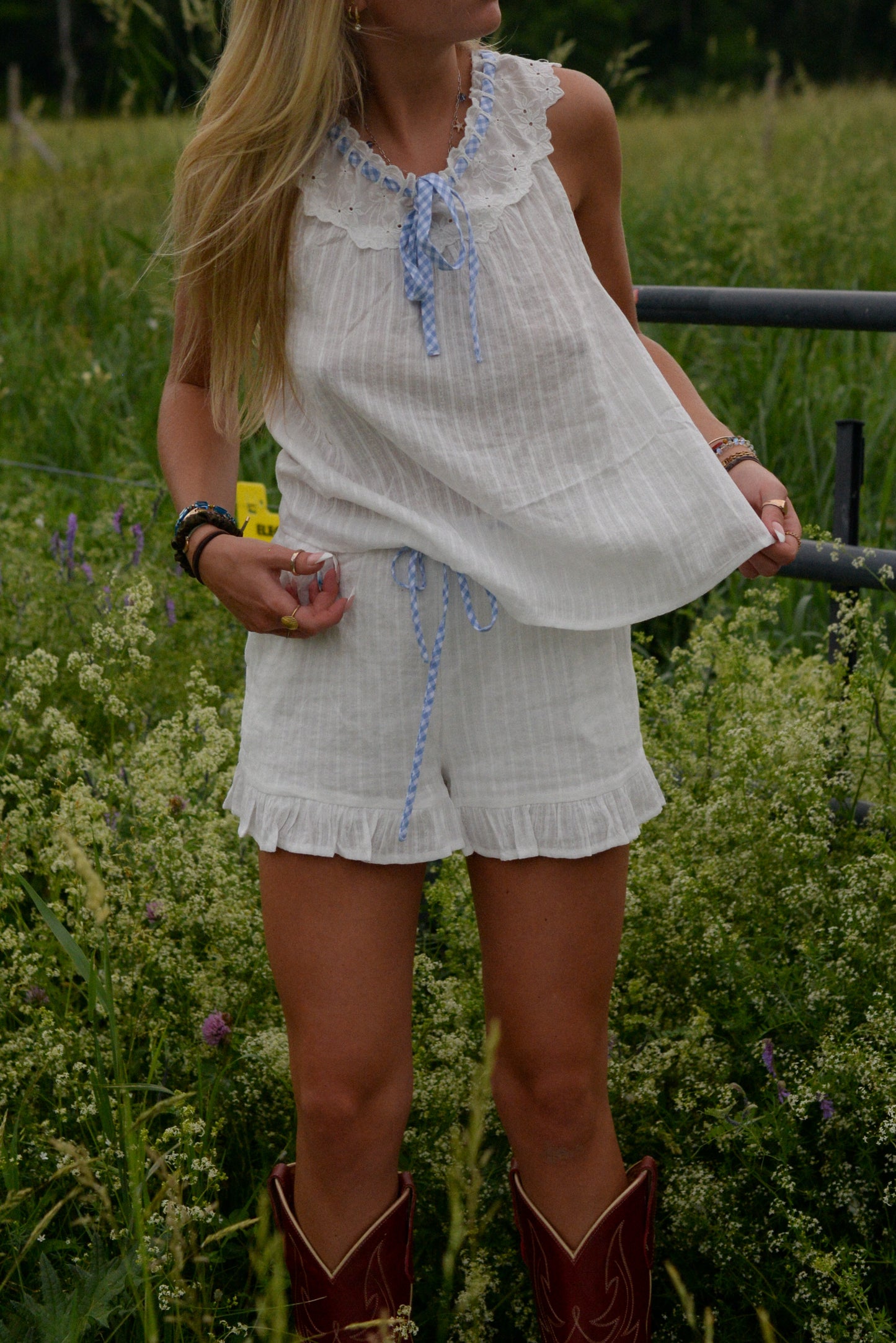 Kit Ruffle Set Top
