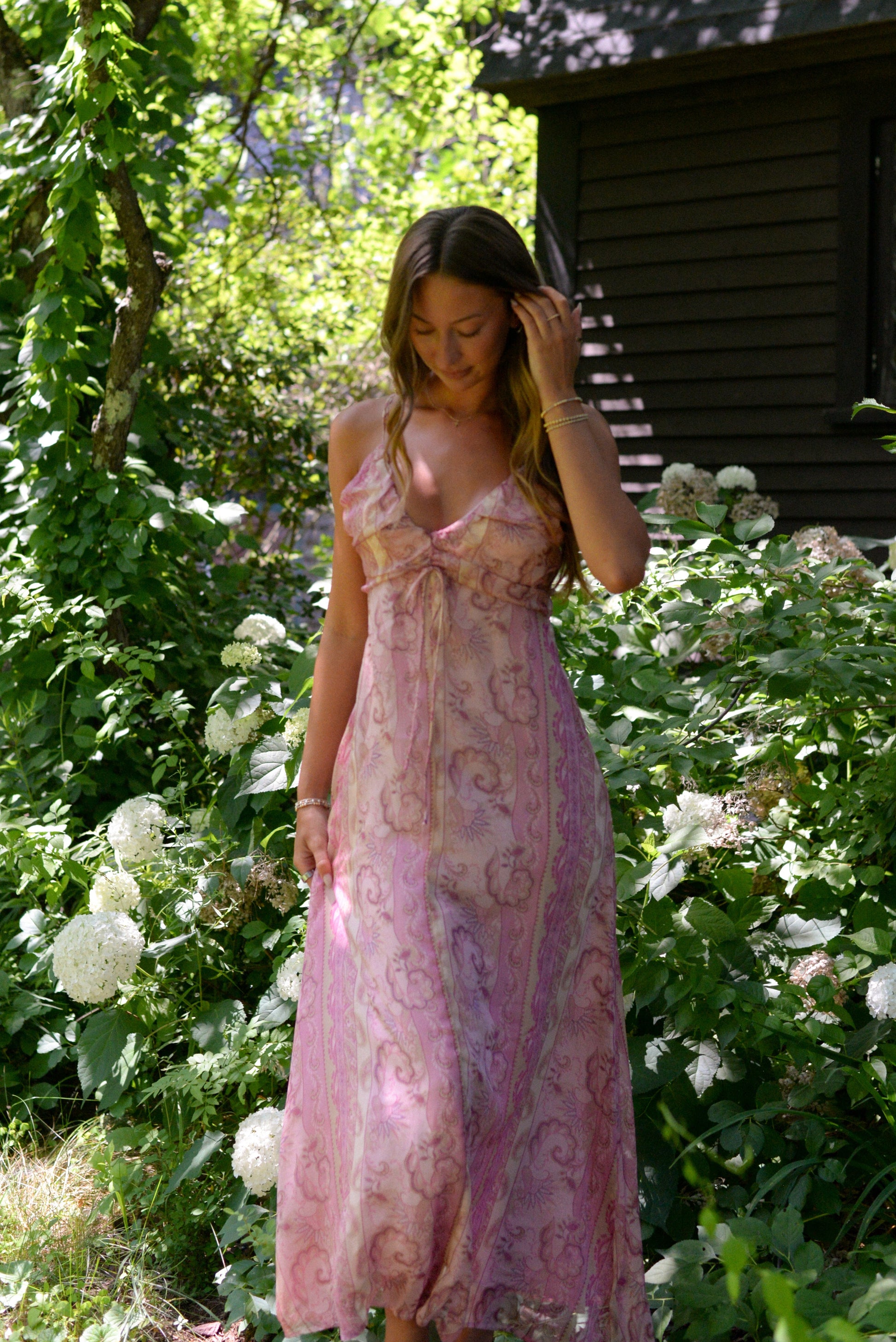 PAISLEY MAXI DRESS S