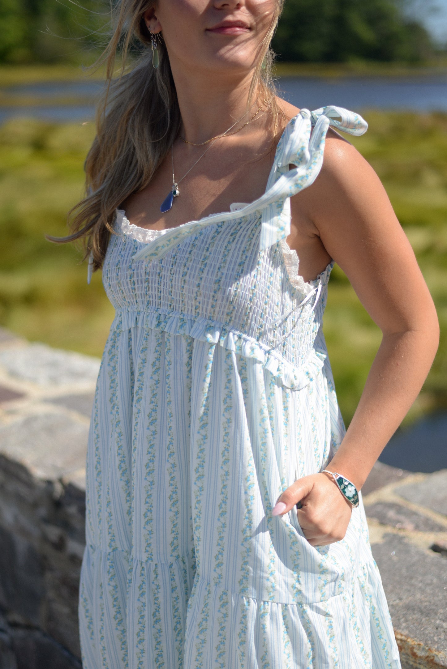 CHARLESTON FLORAL MAXI DRESS