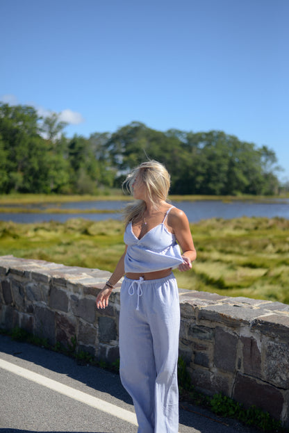 SEABROOK STRIPED SET TOP