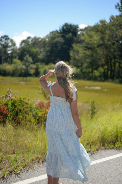 CHARLESTON FLORAL MAXI DRESS