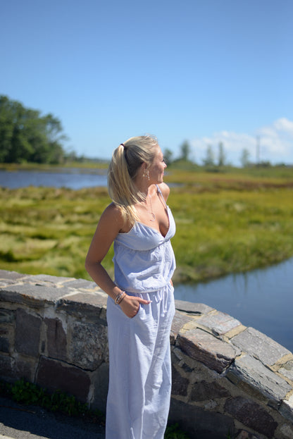 SEABROOK STRIPED SET TOP