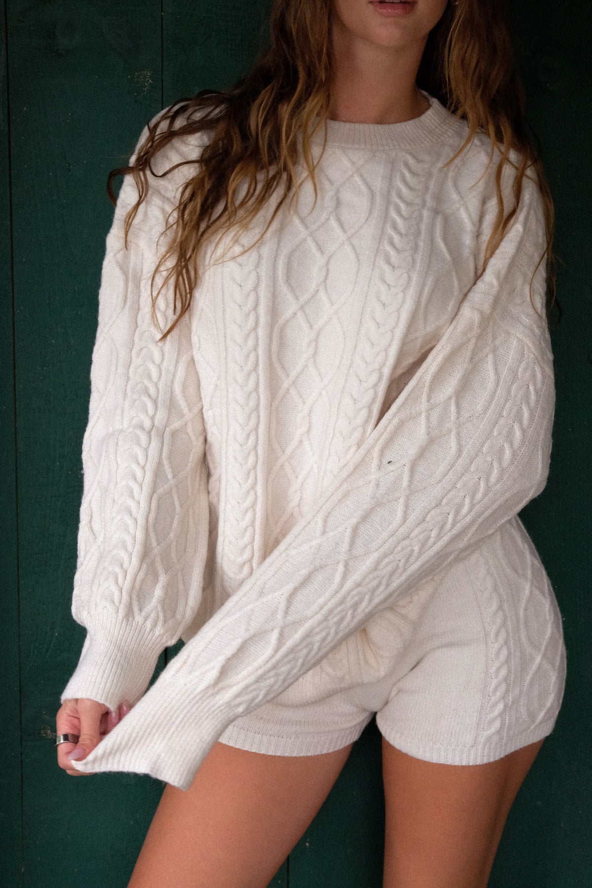 Sunday Knit Set Sweater - Ivory