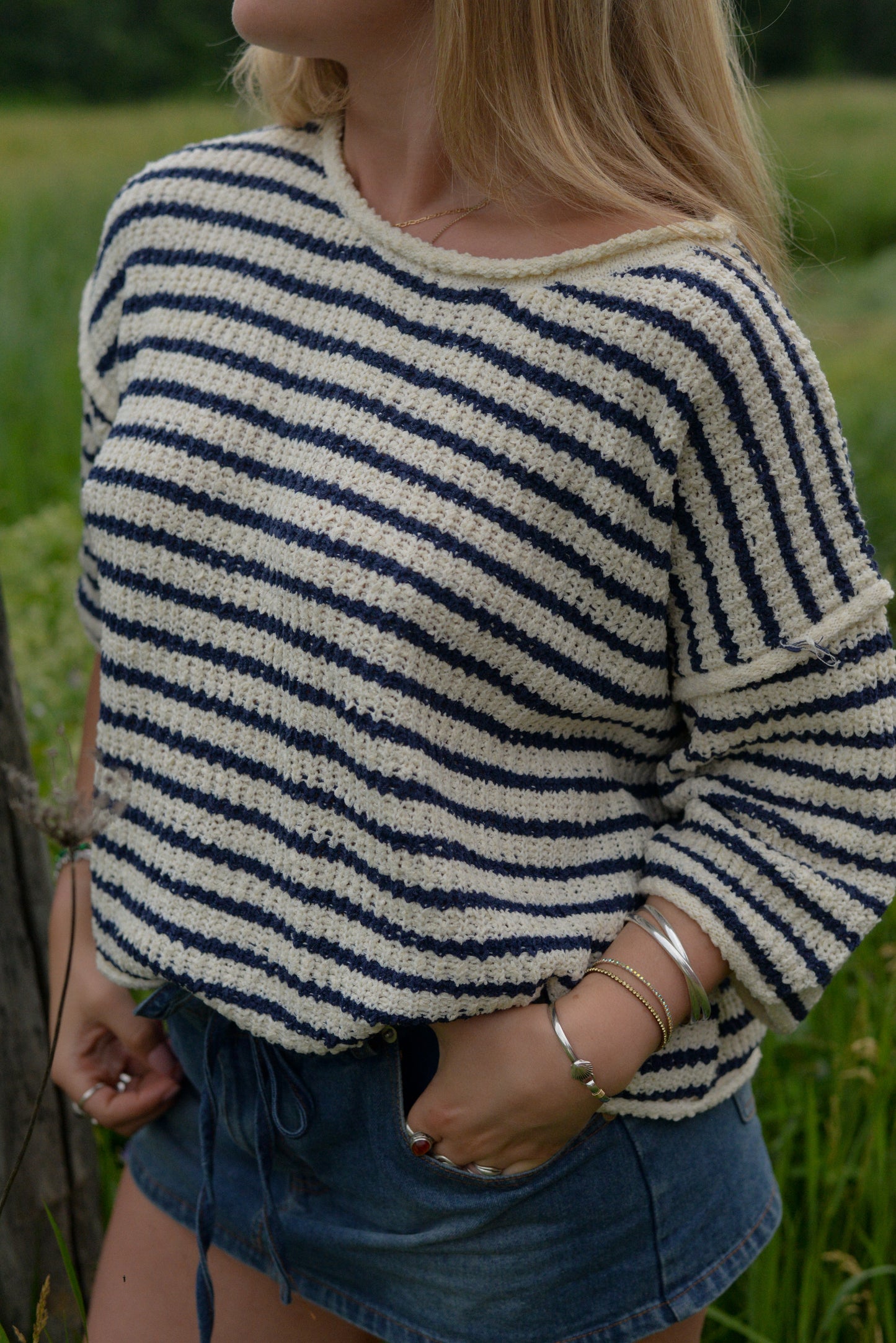 Reagan Striped Sweater
