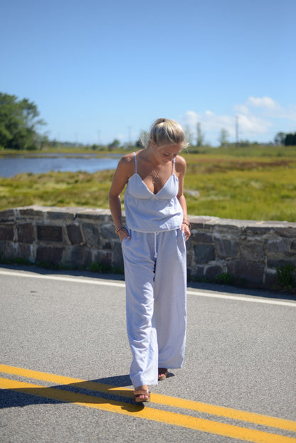 SEABROOK STRIPED SET TOP