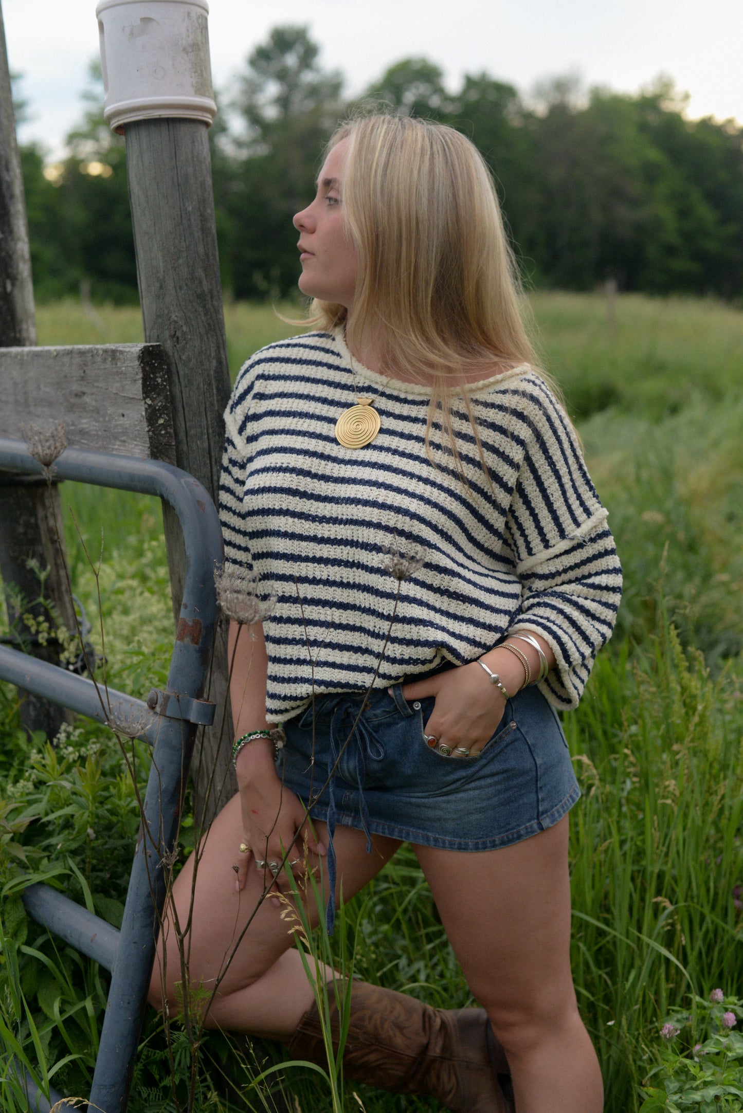 Reagan Striped Sweater