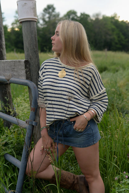 Reagan Striped Sweater