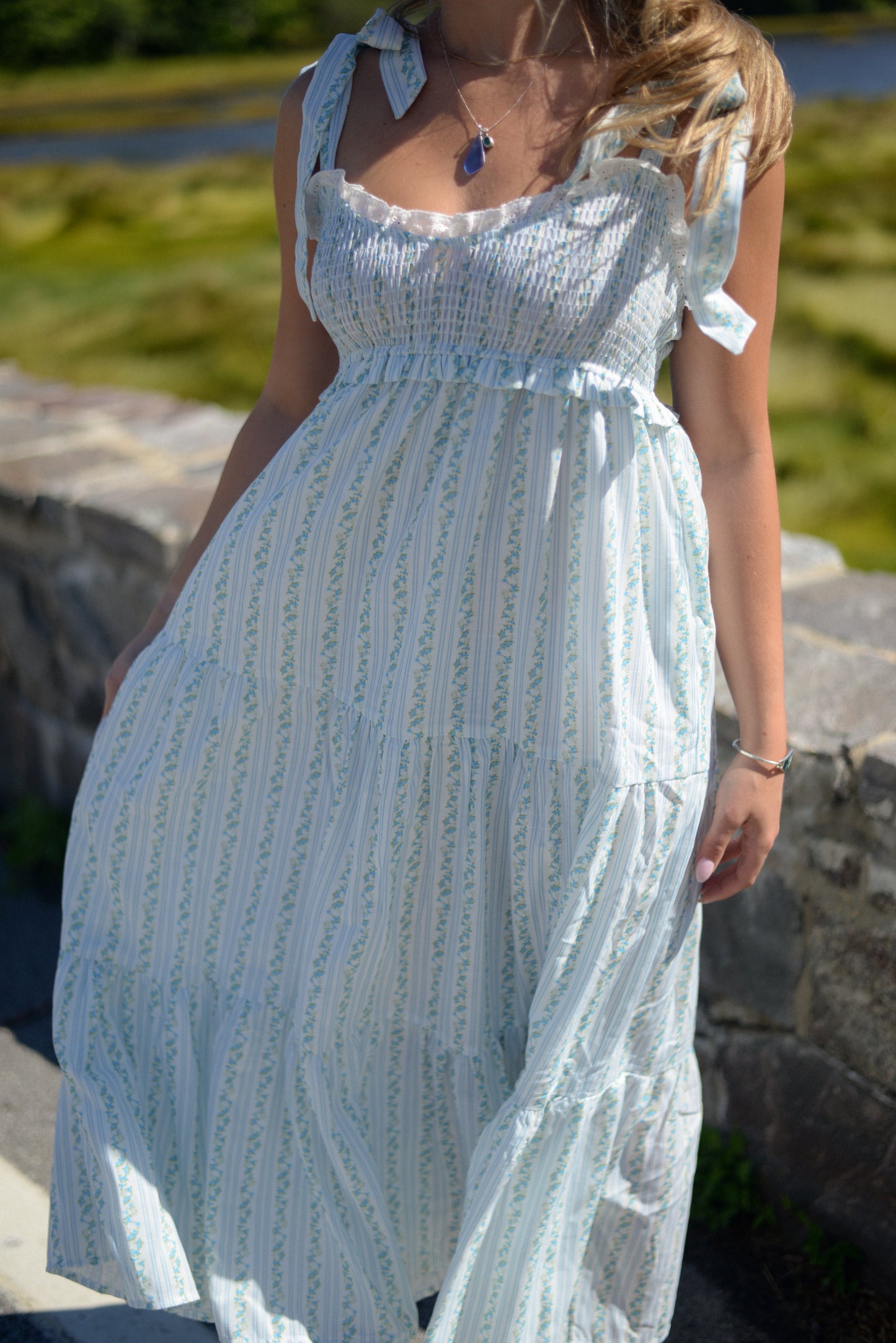 CHARLESTON FLORAL MAXI DRESS