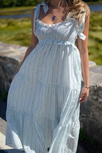 CHARLESTON FLORAL MAXI DRESS
