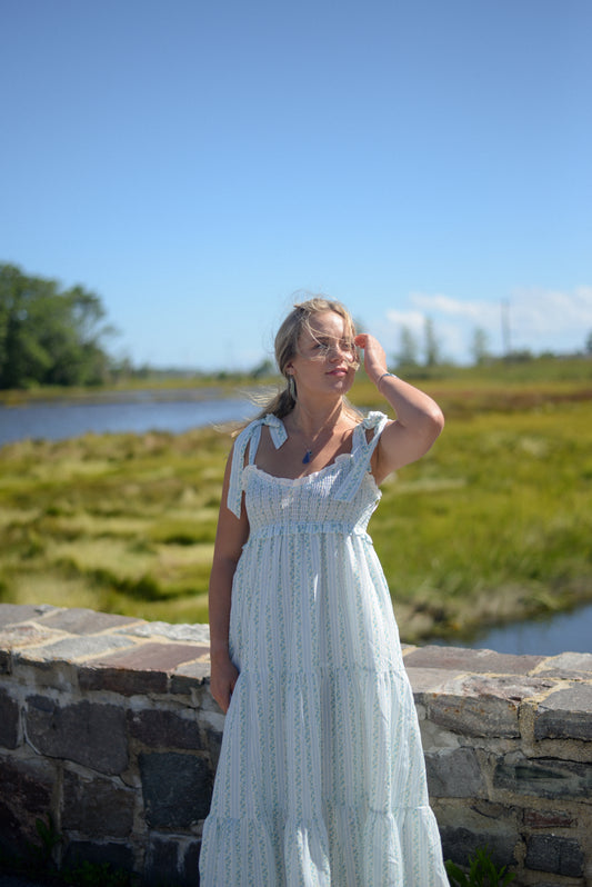 CHARLESTON FLORAL MAXI DRESS