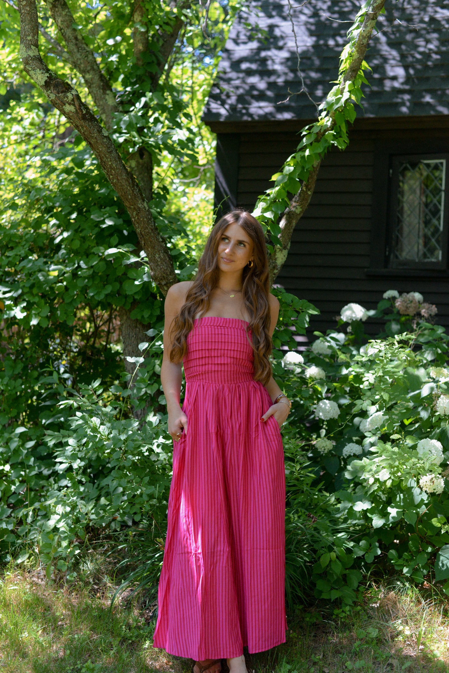 EMMA STRIPE MAXI