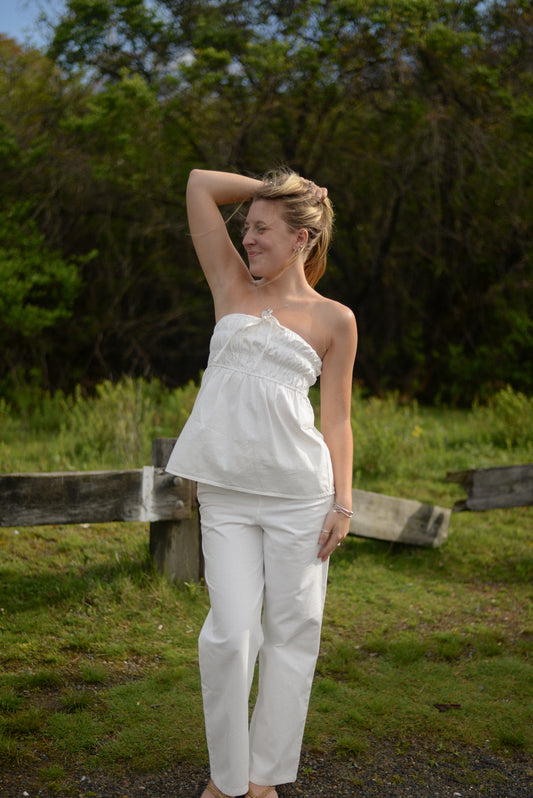 JULIA LINEN SET TOP