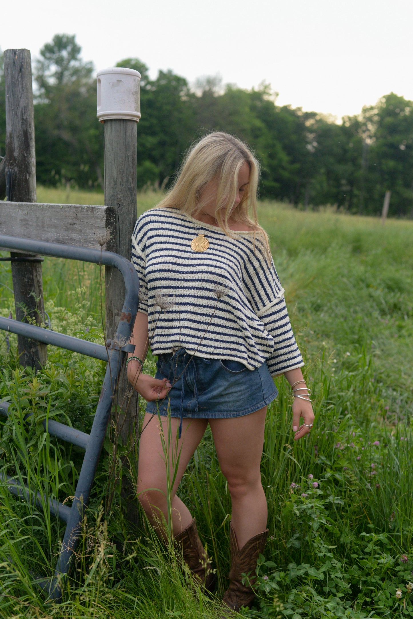 Reagan Striped Sweater