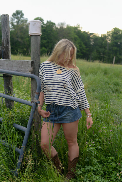 Reagan Striped Sweater
