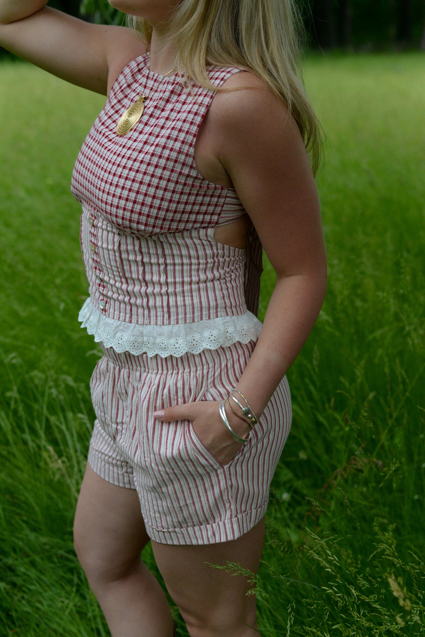 Betsy Stripe Set Shorts