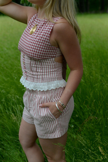 Betsy Stripe Set Shorts