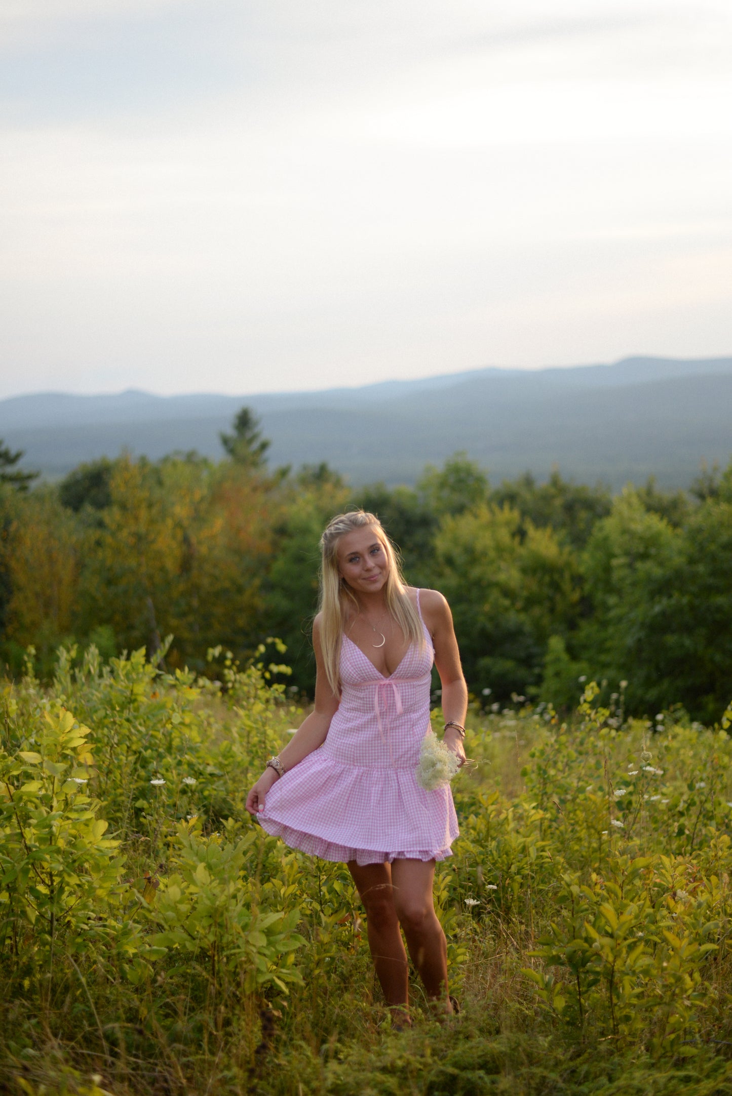 SUNDAY GINGHAM MINI DRESS