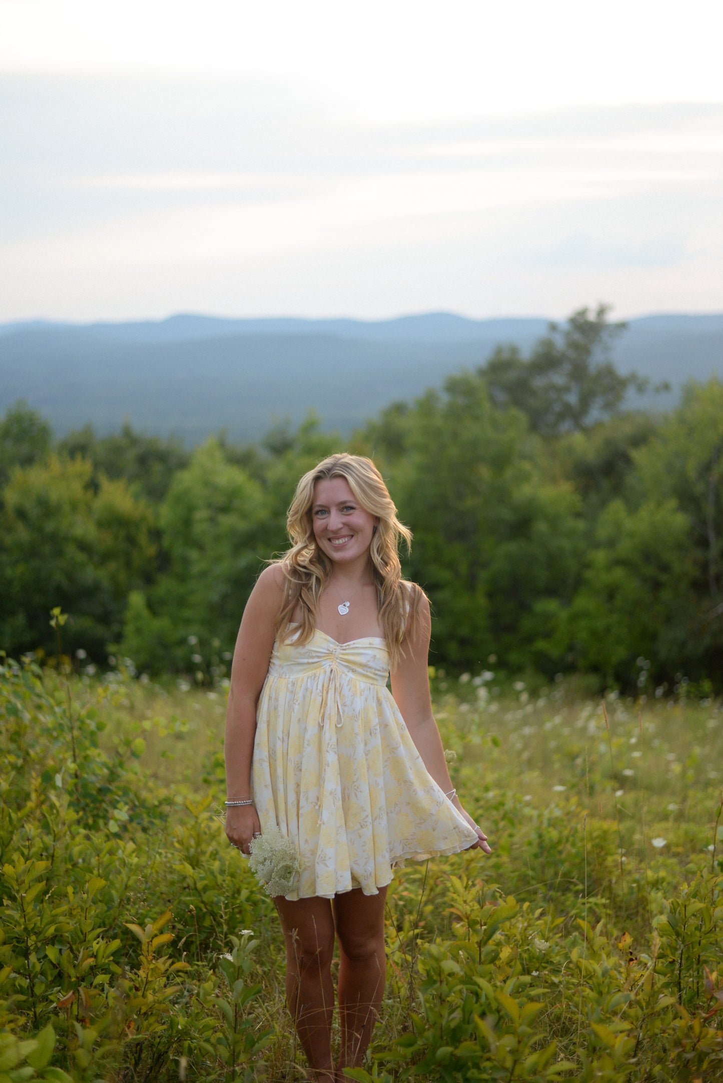 BUTTERCUP FLORAL MINI DRESS