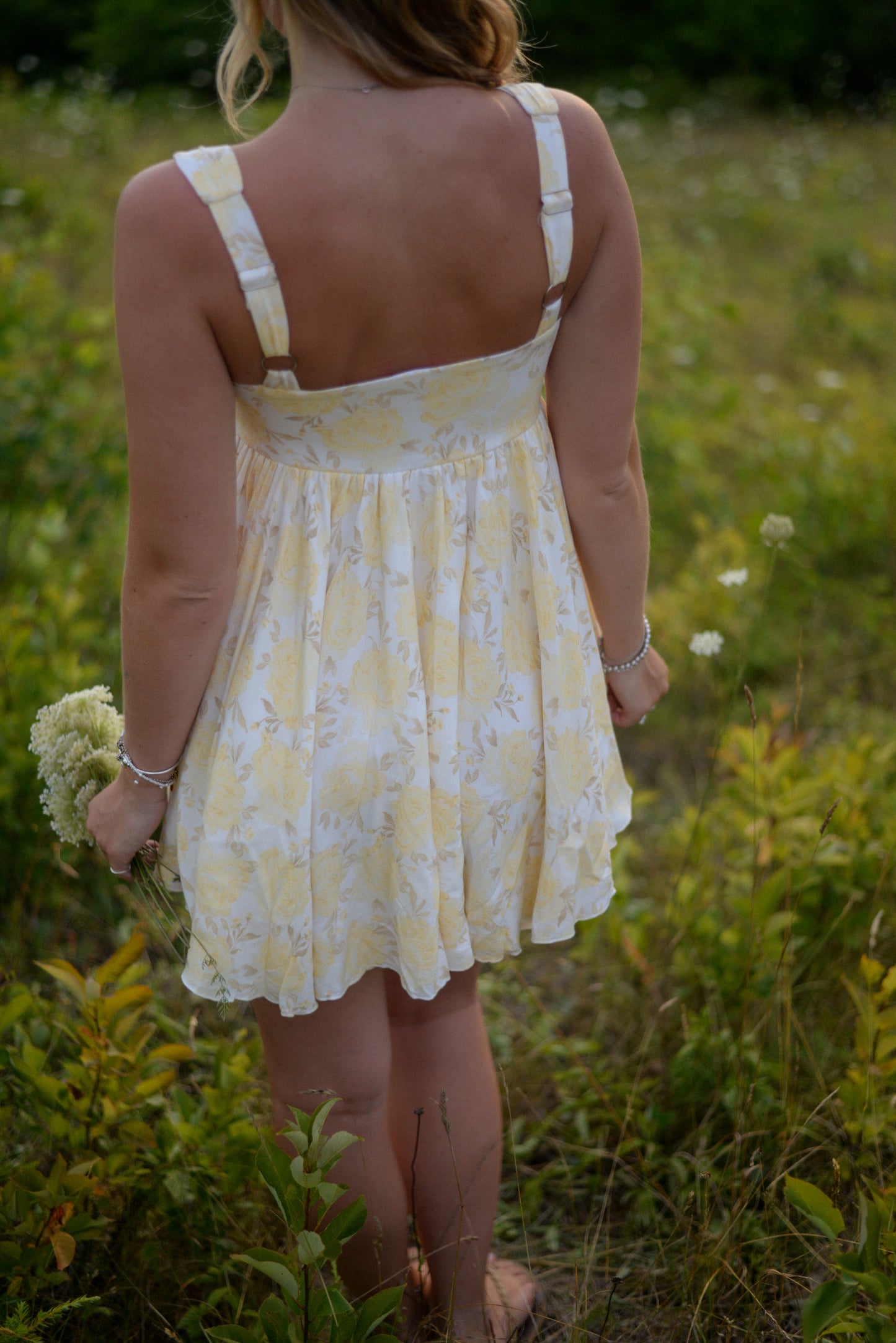 BUTTERCUP FLORAL MINI DRESS