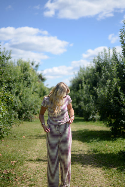 KENNEBUNK STRIPED SET PANTS