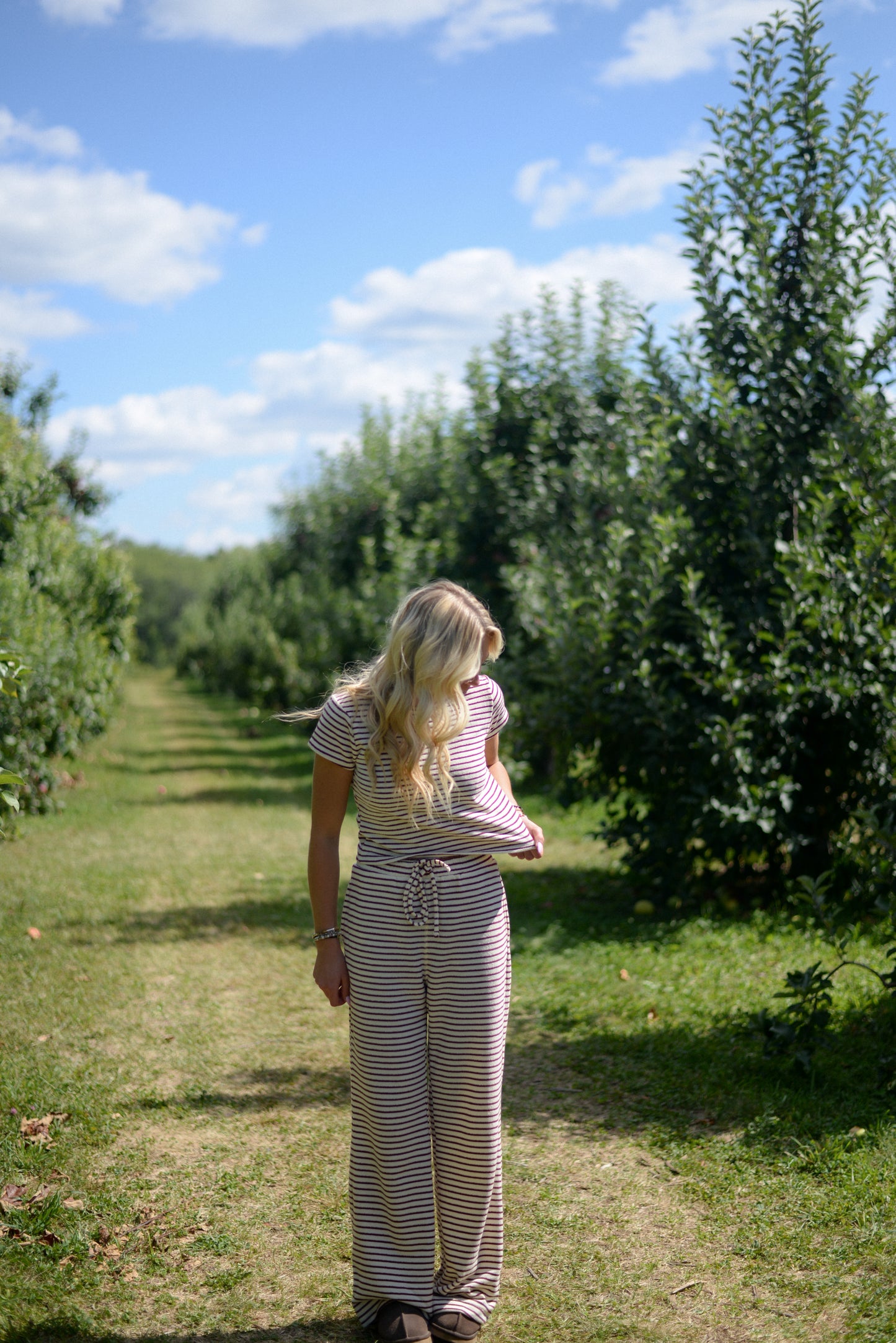 KENNEBUNK STRIPED SET TOP