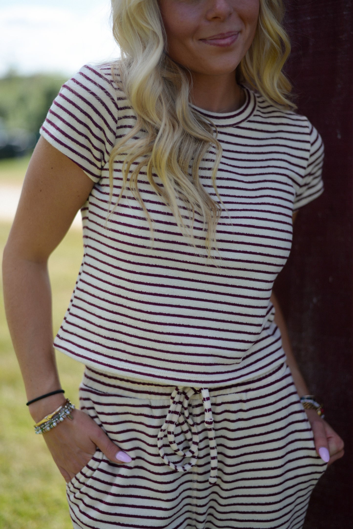 KENNEBUNK STRIPED SET PANTS
