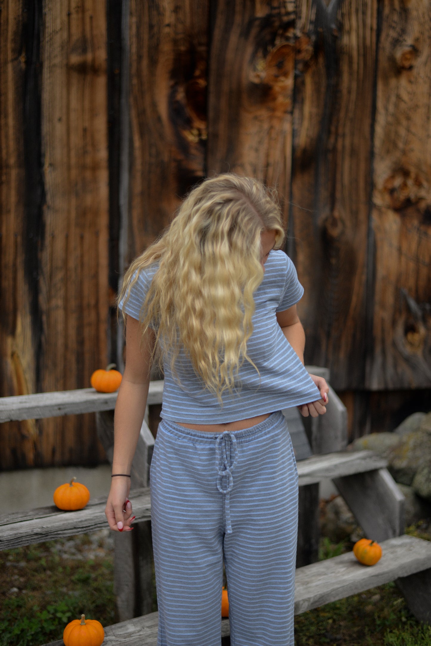 KENNEBUNK STRIPED SET TOP