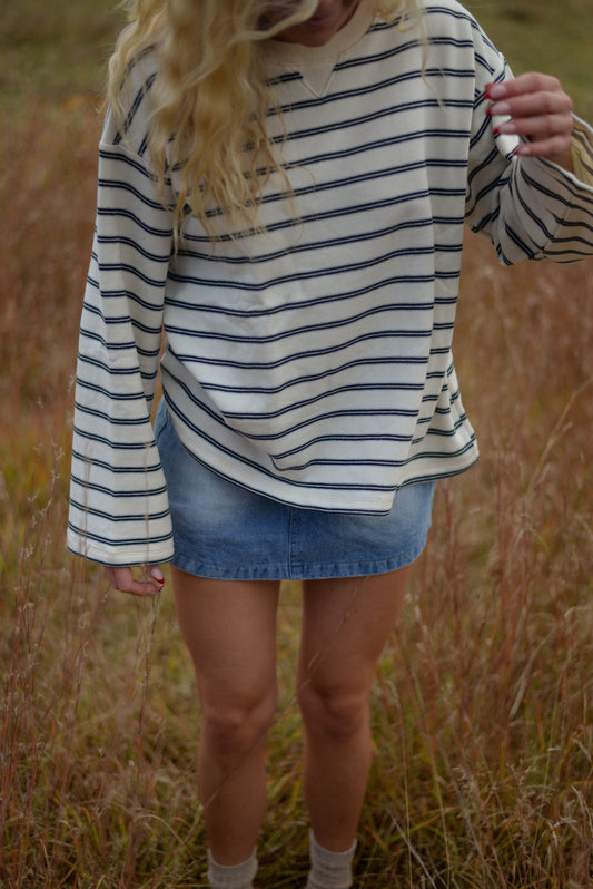 DURHAM STRIPED PULLOVER