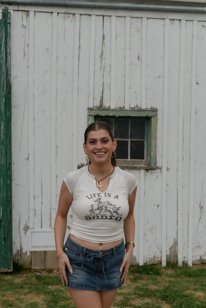 RODEO RIBBED TOP