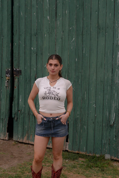RODEO RIBBED TOP
