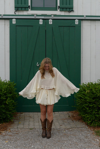 SHEA RUFFLE SET SKORT