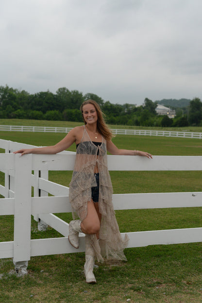 LANGLEY LACE DUSTER CAMI