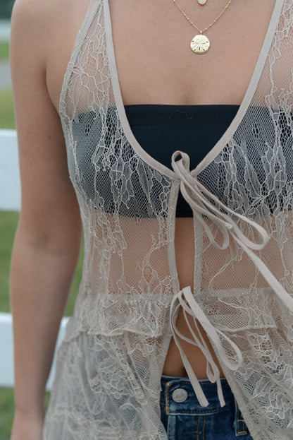 LANGLEY LACE DUSTER CAMI