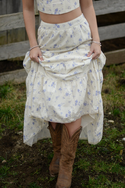 COTTAGE CORE SET SKIRT