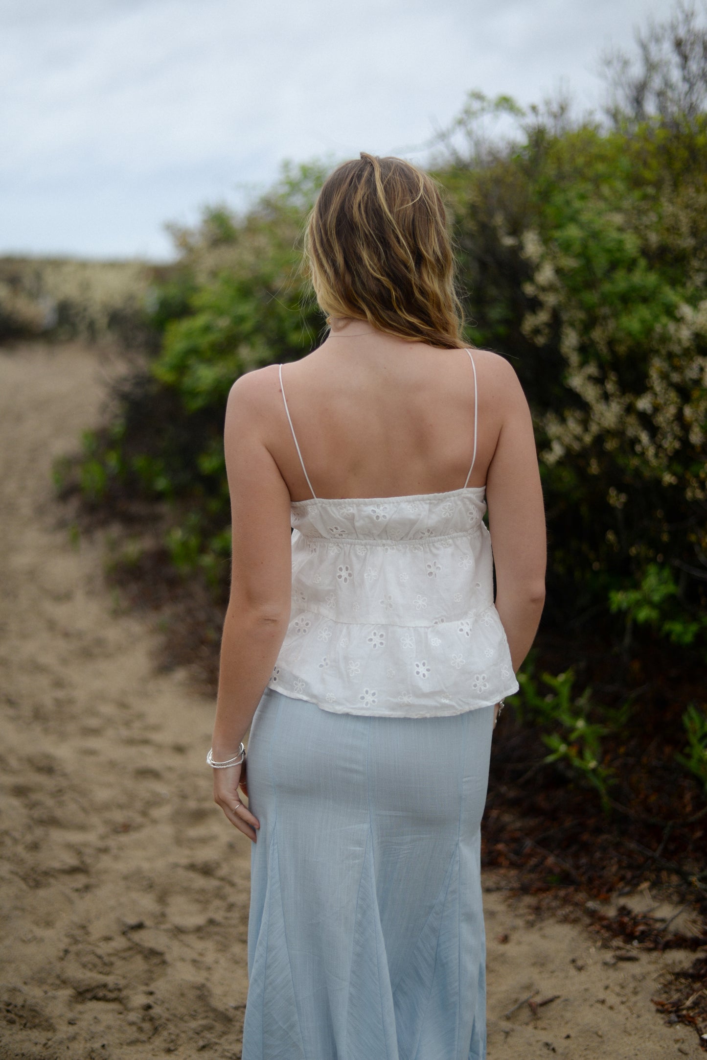 GRACE EYELET TOP