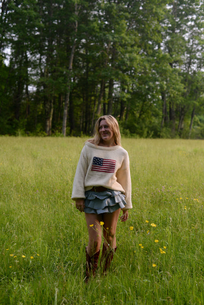 AMERICAN PIE FLAG SWEATER