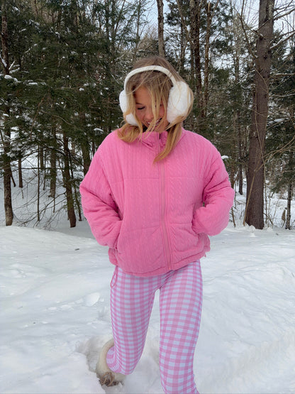 KITTY KNIT PUFFER