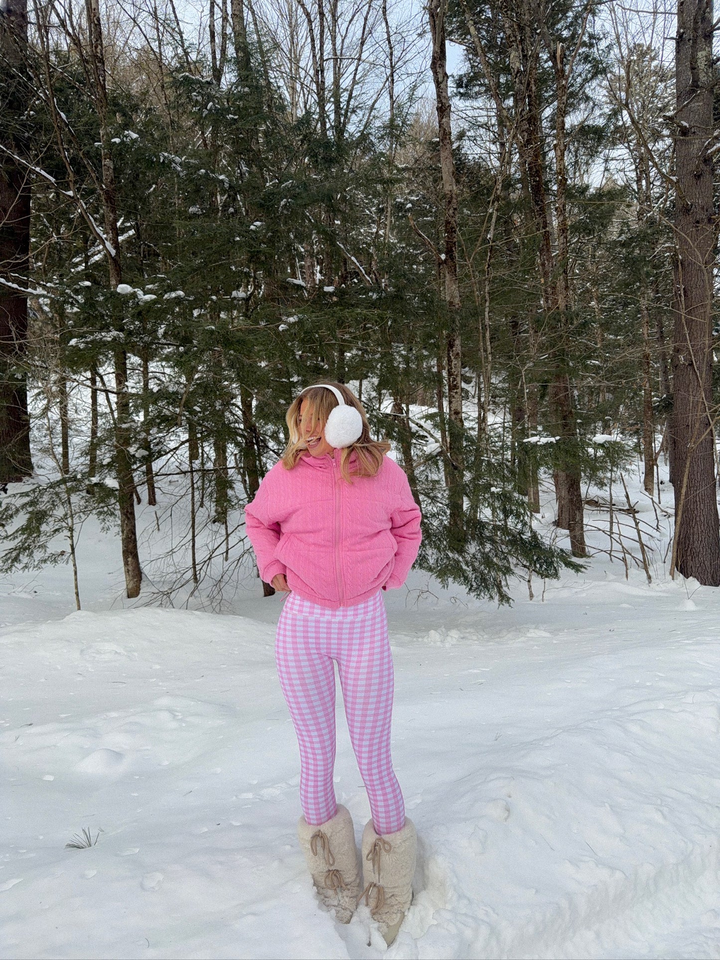 KITTY KNIT PUFFER