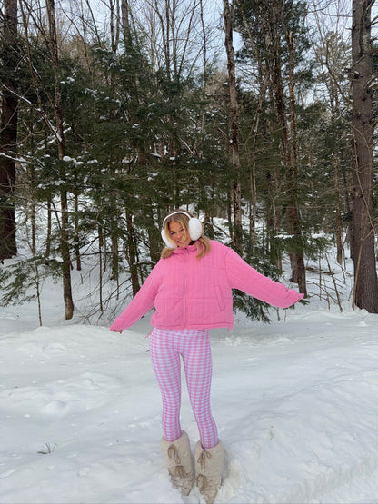 KITTY KNIT PUFFER