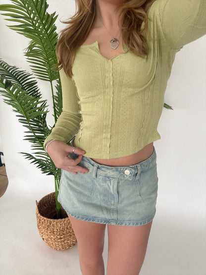 Lily Pointelle Top