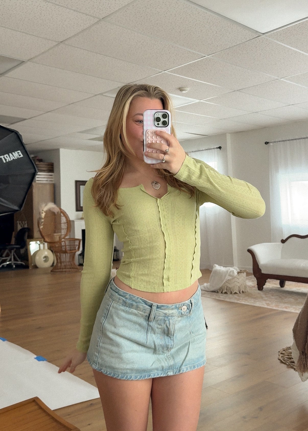 Lily Pointelle Top