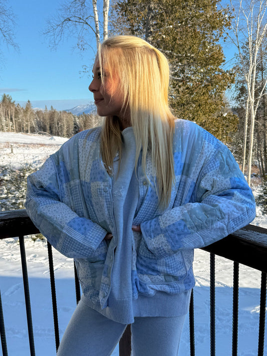 Blue Skies Patchwork Jacket